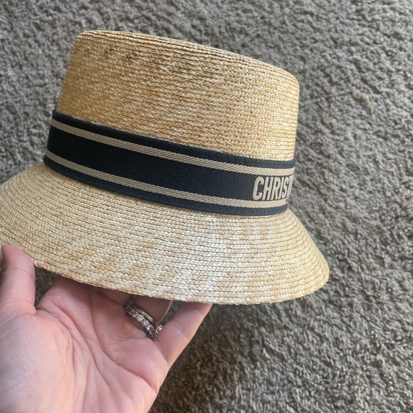 Dior RESORT SMALL BRIM HAT-Size 58 - Picture 2 of 6